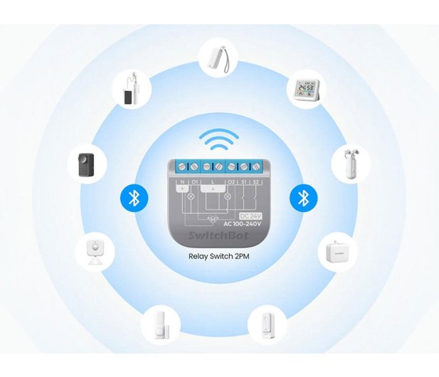 SwitchBot Inteligentny przełącznik dwukanałowy Relay Switch 2PM - 1471643 - zdjęcie 4